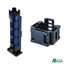 メイホウ(MEIHO) 明邦 ロッドスタンド BM-300 Light+マルチホルダーBM-30【お得な2点セット】 クリアブルー×ブラック