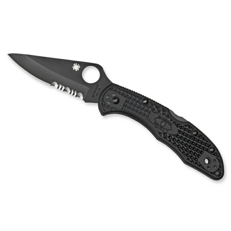 Spyderco スパイダルコ Spyderco スパイダルコ デリカ 4 チタンコーティング 半波刃 チタンコーティング