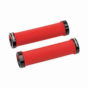 TIOGA(タイオガ) ロックオン スリム グリップ サイクル/自転車 124mm RED(レッド) HBG17603