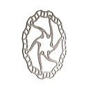 ASHIMA(アシマ) エアーローター ディスクローター サイクル/ブレーキ/自転車 203mm SIL(シルバー) YBR00607