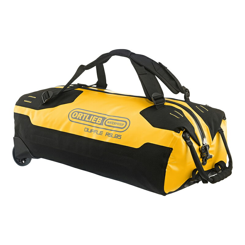 ORTLIEB(オルトリーブ) 【正規品】ダッフル RS 防水IP67 タイジップ 85L サニーイエロー×ブラック OR-K13002