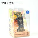 Bush Craft(ブッシュクラフト) ファイヤーコードブレスレット パラコード/メタルマッチ/火打石/ホイッスル付き M 手首約19cm マルチカモ 02-03-550f-0013