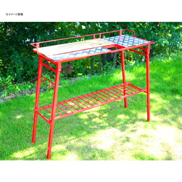 ネイチャートーンズ(NATURE TONES) The Kitchen Counter Table(キッチンカウンターテーブル)+オプションセット レッド KCT-R+OP 大型便