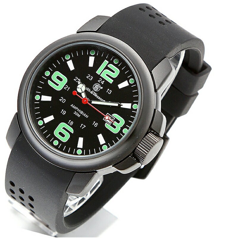 Smith&Wesson(X~X&EFb\) AMPHIBIAN COMMANDO WATCH(AtBrA R}h[ EHb`) ubN sww-1100