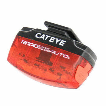 キャットアイ(CAT EYE) TL-AU620-R RAPID micro AUTO テールライト サイクル/自転車 赤×黒 TL-AU620-R