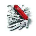 VICTORINOX(ビクトリノックス) 【国内正規品】スイスチャンプT レッド(トランスペアレント) 1.6795.T(4)