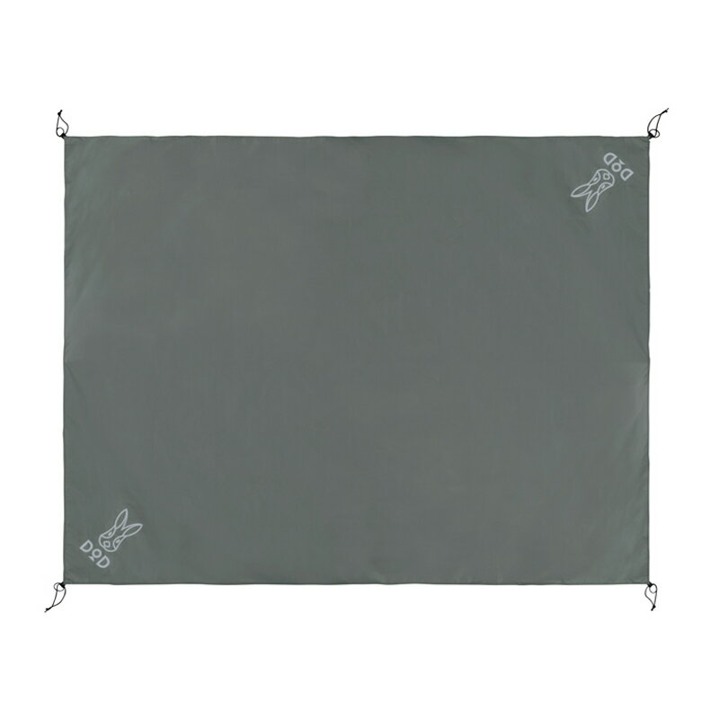 DOD(ディーオーディー) グランドシート(5人用) グレー GS5-566-GY