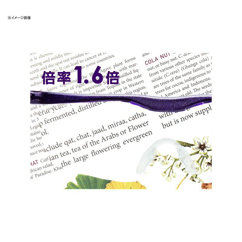 ハズキ 【正規品】ハズキルーペ ラージ クリアレンズ 1.6倍 紫