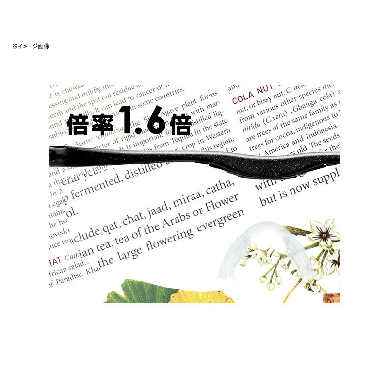 ハズキ 【正規品】ハズキルーペ ラージ クリアレンズ 1.6倍 黒