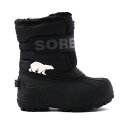 SOREL(ソレル) CHILDRENS SNOW COMMANDER(チルドレンユース コマンダー) 13/18.0cm 010(BLACK/CHARCOAL) NC1960