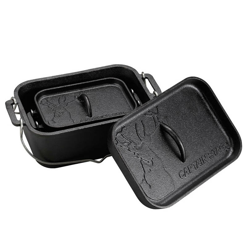 キャプテンスタッグ(CAPTAIN STAG) 角型ダッチオーブンmini UG-3062通販格安セール情報 楽天 通販