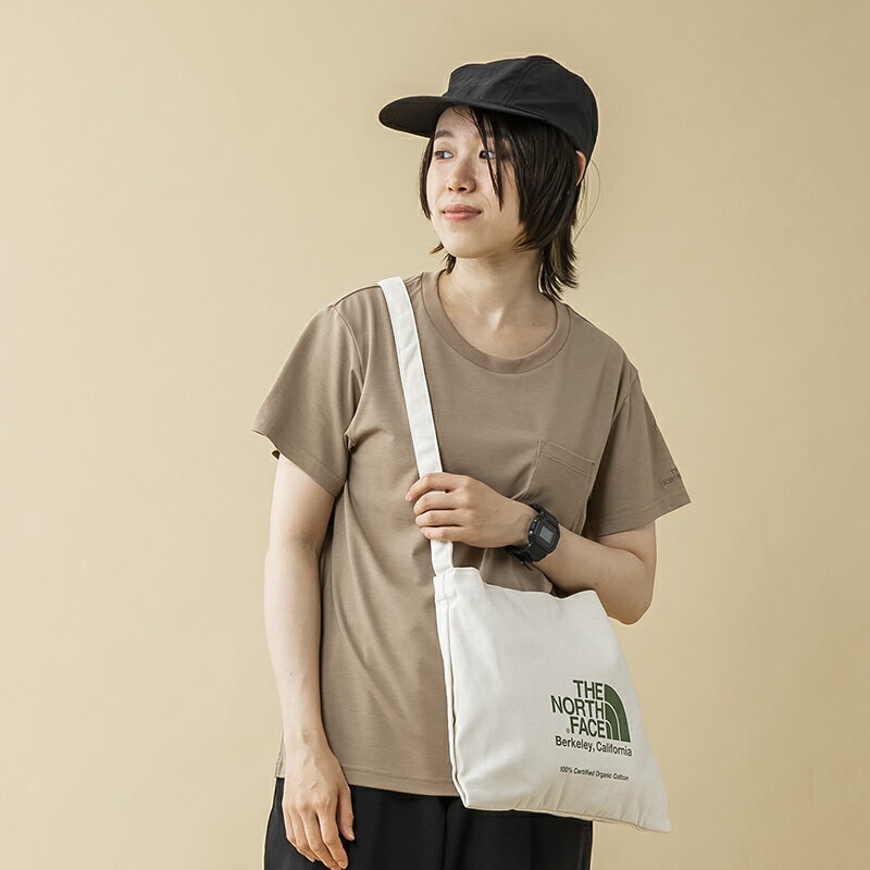 THE NORTH FACE(ザ・ノース・フェイス) 【22春夏】MUSETTE BAG(ミュゼット バッグ) ONE SIZE ナチュラル×ガーデングリーン(GG) NM82041