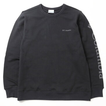 Columbia(コロンビア) Logo Fleece Crew(ロゴ フリース クルー) Men's S 010(Black×City Grey) AE0358