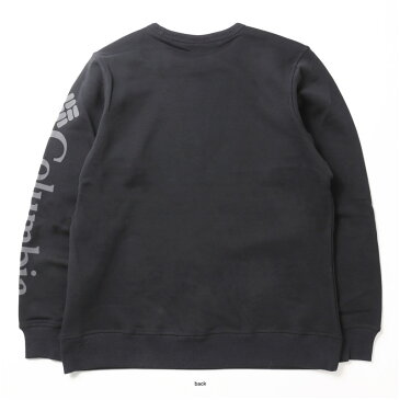 Columbia(コロンビア) Logo Fleece Crew(ロゴ フリース クルー) Men's S 010(Black×City Grey) AE0358