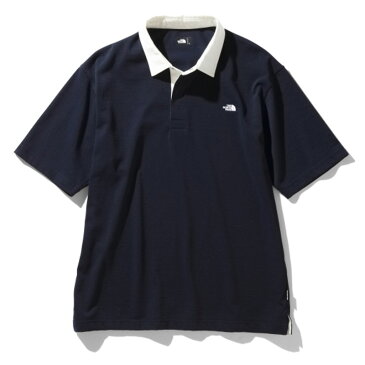 THE NORTH FACE(ザ・ノースフェイス) S/S RUGBY POLO(ラグビー ポロシャツ) Men's M UN(アーバンネイビー) NT22035