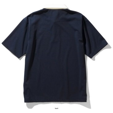 THE NORTH FACE(ザ・ノースフェイス) S/S RUGBY POLO(ラグビー ポロシャツ) Men's M UN(アーバンネイビー) NT22035