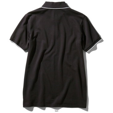 THE NORTH FACE(ザ・ノースフェイス) S/S MAXIFRESH LINED POLO(マキシFラインド ポロシャツ) Men's L K(ブラック) NT22043