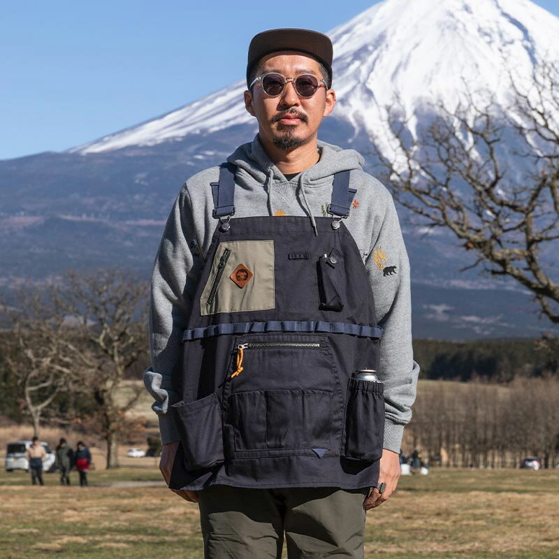 륨̥ȥɥ(grn outdoor) HIASOBI CAMPER VEST L ֥å GO0218Q