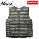 ナンガ ダウンベスト レディース ナンガ(NANGA) INNER DOWN VEST(インナー ダウン ベスト ウィメンズ) WL KHA(カーキ) ND2242-1B313