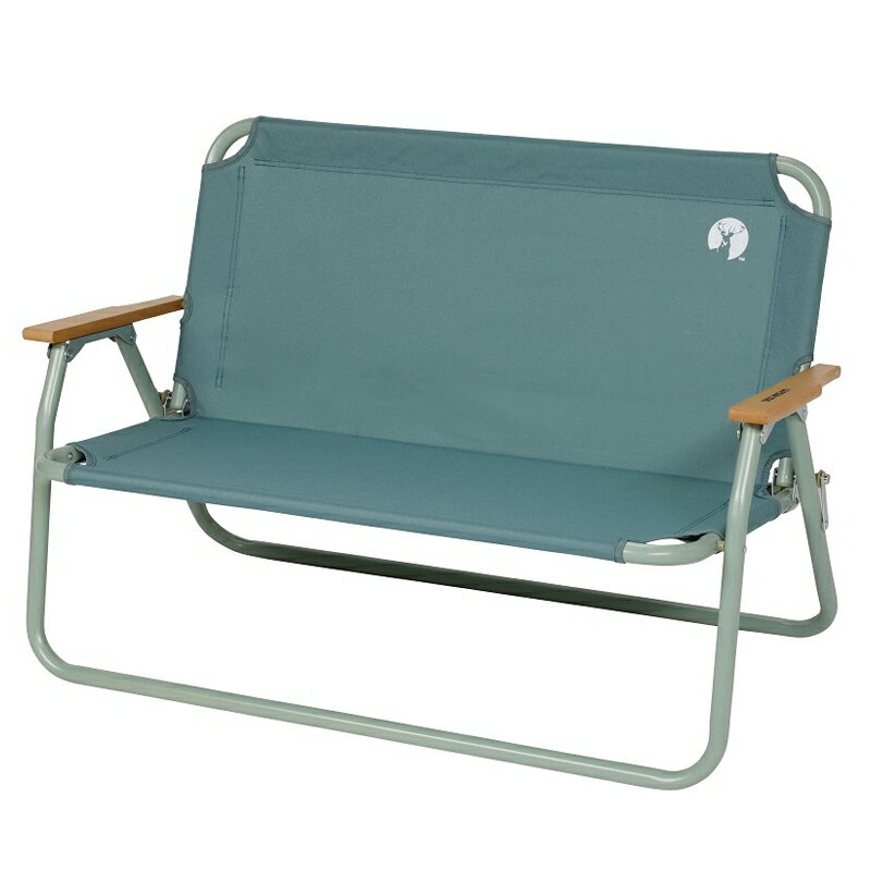 キャプテンスタッグ(CAPTAIN STAG) アルミ背付ベンチ ヴィンテージグリーン UC-1829