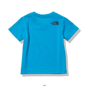 THE NORTH FACE(ザ・ノースフェイス) 【21春夏】ショート スリーブ カラード ビッグ ロゴ ティー ベビー 80 メリディアンブルー(MR) NTB82023