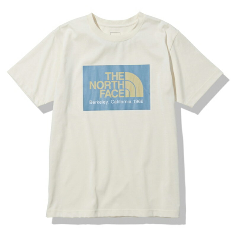 THE NORTH FACE(ザ・ノースフェイス) 【21春夏】S/S CALFONI LOGO T(ショートスリーブ カリフォルニアロゴティー)メンズ M ビンテージホワイト(VW) NT32155