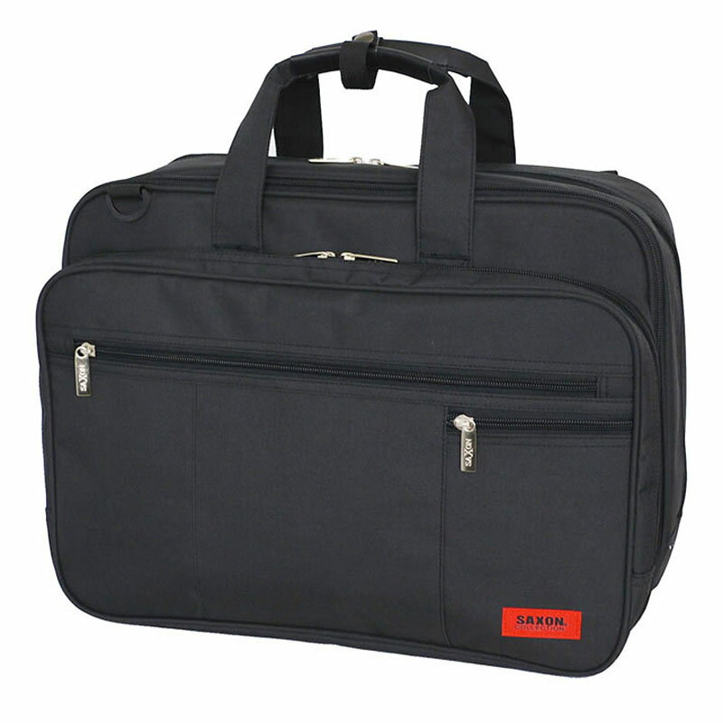 SAXON(サクソン) ラウンド 3WAY ビジネスバッグ ブラック 5173
