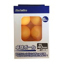 Be Active(ビーアクティブ) 卓球ボール 6P 40mm オレンジ BA6370