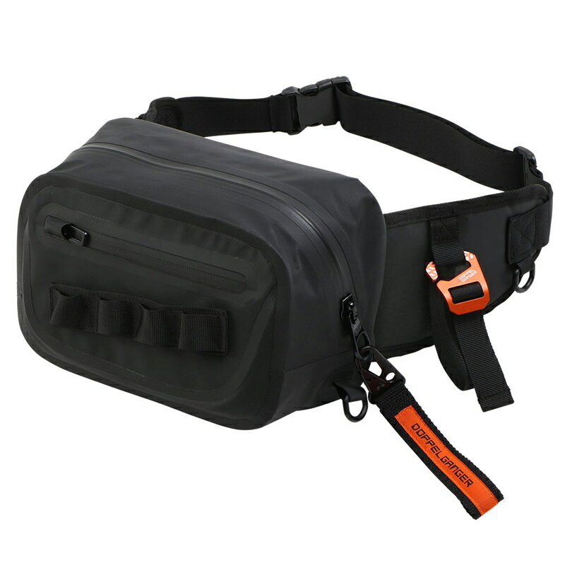 ドッペルギャンガー(DOPPELGANGER) ターポリンウエストバッグ 5L BK(ブラック) DBT600-BK