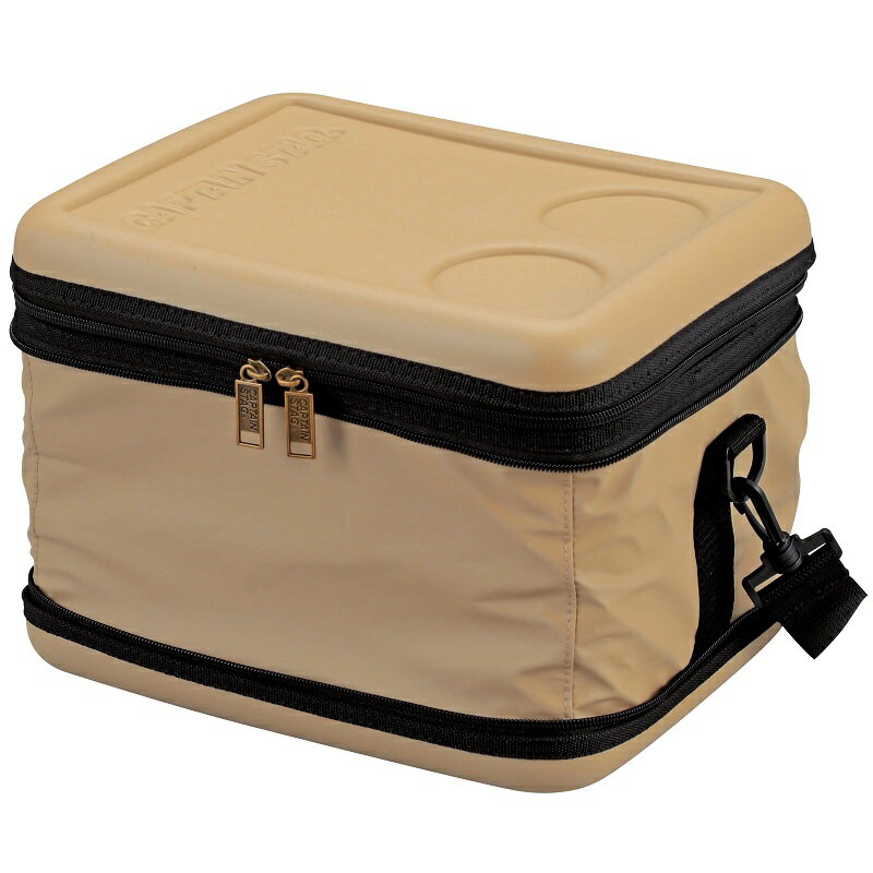 キャプテンスタッグ(CAPTAIN STAG) スーパーコールド クーラーバッグ 12L ベージュ 