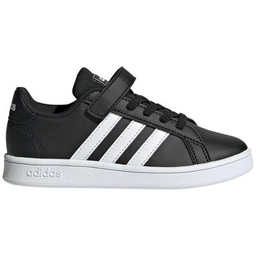 adidas(アディダス) GRANDCOURT C 21.0cm コアブラック×フットウェアホワイト×フットウェアW ADJ-EF0108-210