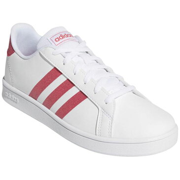 adidas(アディダス) GRANDCOURT K 24.0cm フットウェアホワイト×リアルピンク×フットウェアW ADJ-EG5136-240