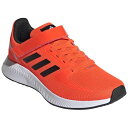 adidas(アディダス) CORE FAITO EL K 19.0cm ソーラーレッド×コアブラック×シルバーメタリック ADJ-H01404-190