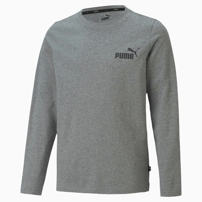 PUMA(プーマ) ESS NO.1 ロゴ LS Tシャツ キッズ 160 03(ミディアムグレーヘザー) 588985