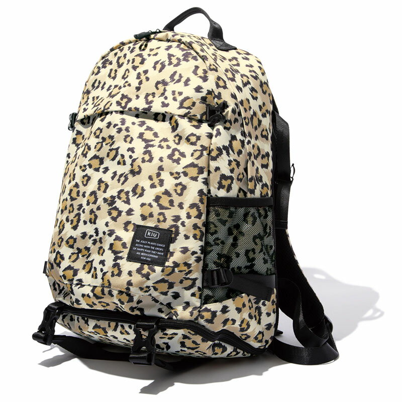 キウ(KiU) 600D BACKPACK 22L レオパードパターン K111-210