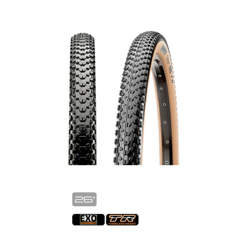 MAXXIS(マキシス) Ikon アイコン 軽量MTBタイヤ サイクル/自転車 26×2.20 タンウォール(ETRTO:57-559) TIR32106