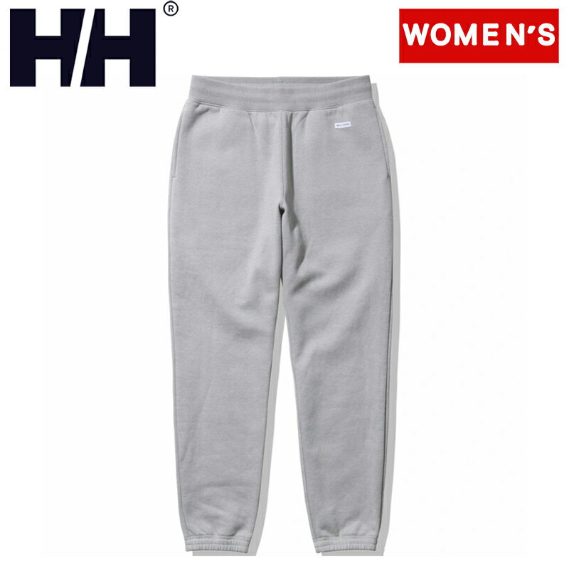 HELLY HANSEN(ヘリーハンセン) W HH LOGO SWEAT PANTS(HH ロゴ スウェット パンツ)ウィメンズ WL ミックスグレー(Z) HE22160