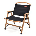 PEACE PARK(ピースパーク) LOW WOOD CHAIR ロー ウッド チェア フリー BLACK 36660442