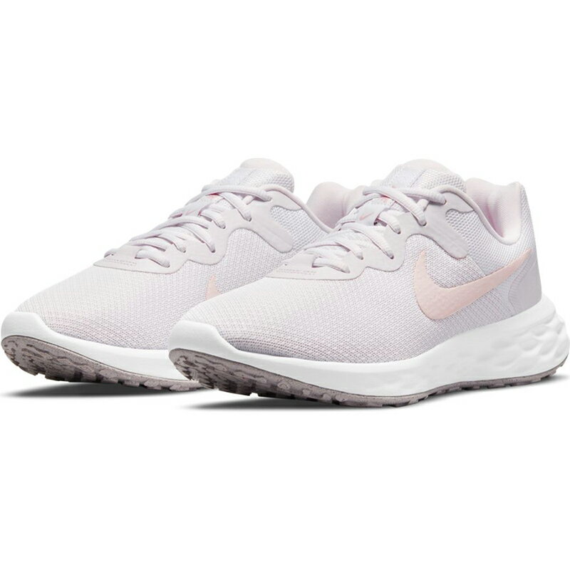 NIKE(ナイキ) ウィメンズ レボリューション 6 NN 23.5 (500)ライトバイオレット×シャンパン×ホワイト NJP-DC3729500