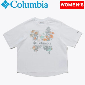 Columbia(コロンビア) 【22春夏】Women's ノース カスケーズ リラックスド Tシャツ ウィメンズ M 102(White×Butterfly Hav) AR3545