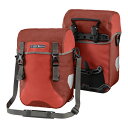 ORTLIEB(オルトリーブ) 【正規品】スポーツパッカープラス QL2.1(ペア) 防水バッグ 30L(ペア) サルサ×ダークチリ OR-F4905