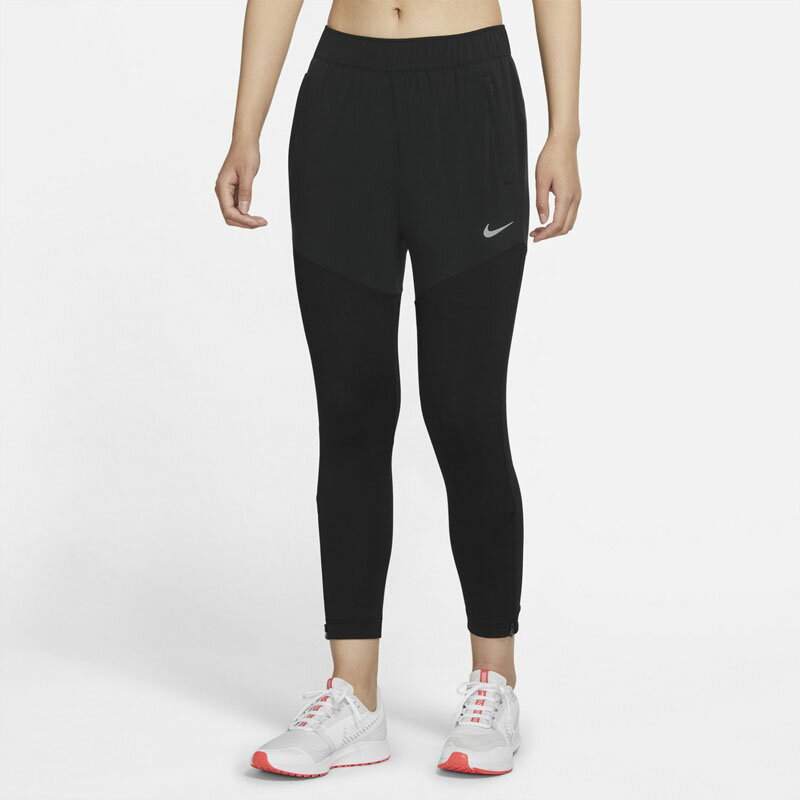 NIKE(ナイキ) Dri-FIT エッセンシャル ウィメンズ ランニングパンツ L (010)ブラック×(リフレクトシルバー) NJP-DH6980-010