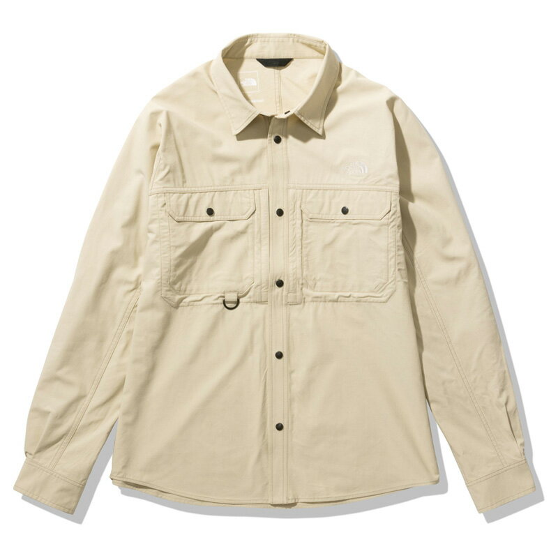 THENORTHFACE(ザ・ノースフェイス)【22春夏】MFIREFLYCANOPYSHIRT(ファイヤーフライキャノピーシャツ)メンズXLグラベル(GL)NR12231
