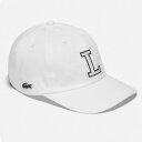 LACOSTE(ラコステ) 【25春夏】コットンツイルLロゴキャップ FREE 004(ホワイト) RK1251J-99