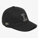 LACOSTE(ラコステ) 【25春夏】コットンツイルLロゴキャップ FREE 011(ブラック) RK1251J-99