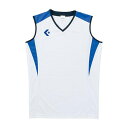 CONVERSE(コンバース) ウィメンズ ゲームシャツ M ホワイト×Rブルー(1125) CB351701