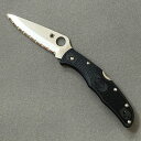 Spyderco(スパイダルコ) エンデューラ4 VG-10 ブラック 波刃 ブラック C10SBK
