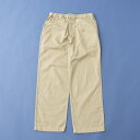 GYMPHLEX(ジムフレックス) COTTON TWILL EASY PANTS(コットン ツイル イージーパンツ)メンズ S BEIGE #GY-E0088 VCT