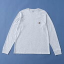 Carhartt WIP(カーハート WIP) ロングスリーブ ポケット Tシャツ メンズ M A.Heather I030437