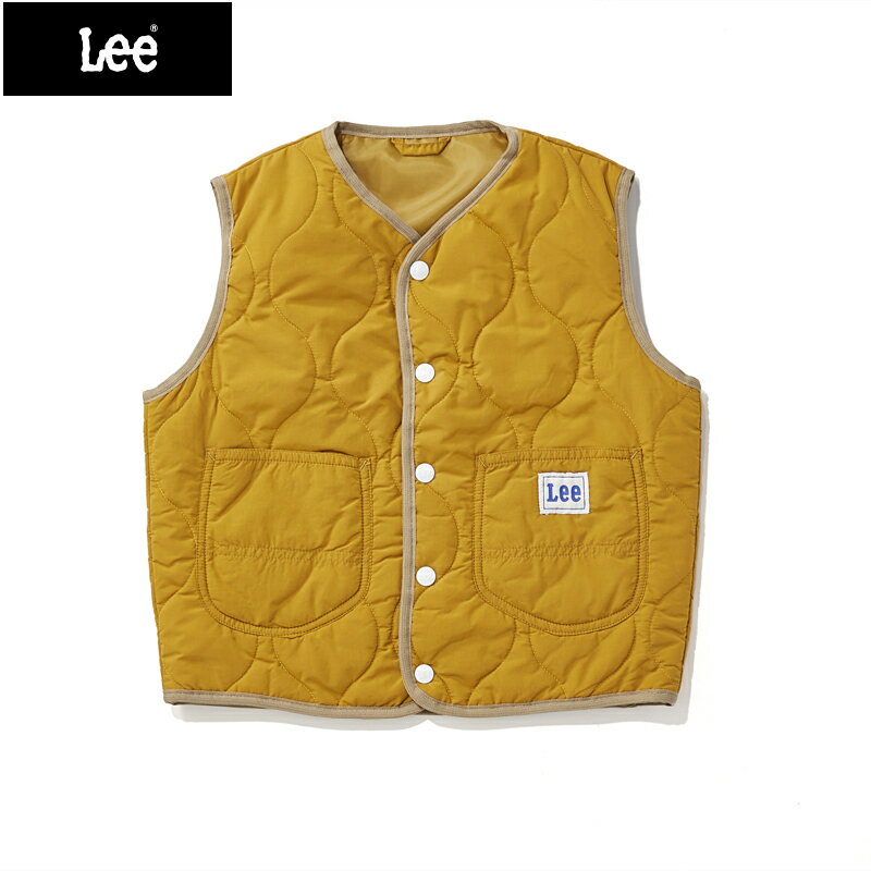 Lee(リー) QUILTING VEST 120cm MUSTARD LK1357-128